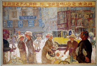 Place de Clichy door Pierre Bonnard