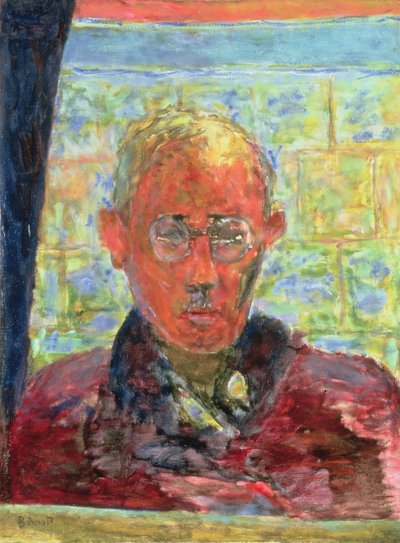 Portret van de Schilder in een Rode Kamerjas, 1943 door Pierre Bonnard