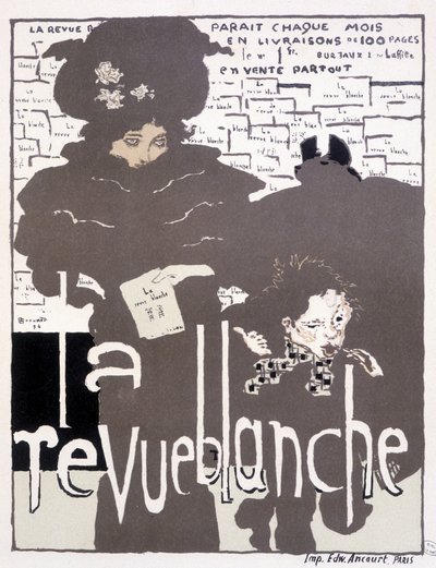 Affiche voor La Revue blanche (illustratie) door Pierre Bonnard