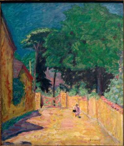 Steegje in Vernonnet door Pierre Bonnard