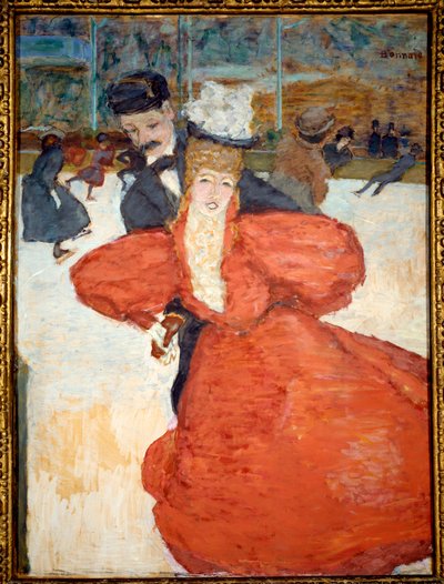 Schaatsers door Pierre Bonnard
