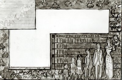 Schets voor Petit Solfège, 1893 door Pierre Bonnard