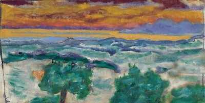 Zonsondergang door Pierre Bonnard