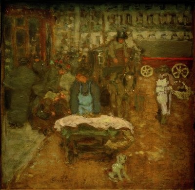 Op de boulevard door Pierre Bonnard