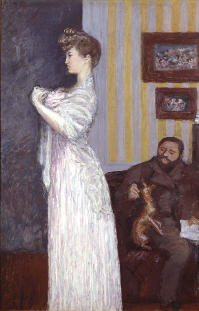 Thadée Natanson en Misia door Pierre Bonnard