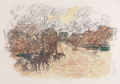 De Arc de Triomphe door Pierre Bonnard