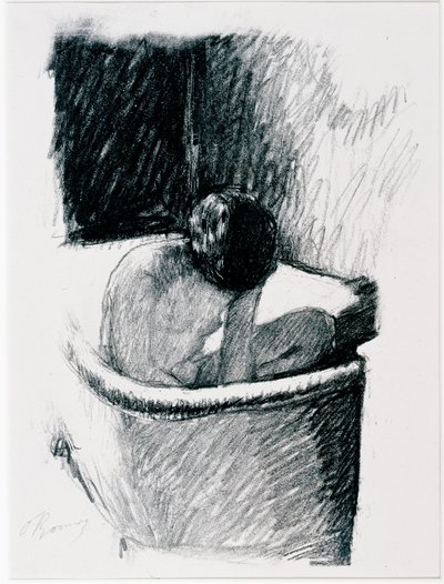 Het bad, ca. 1925 door Pierre Bonnard