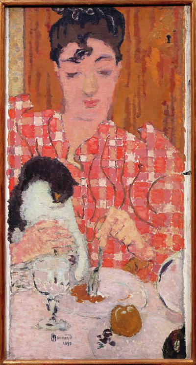 De Geruite Blouse, 1892 door Pierre Bonnard