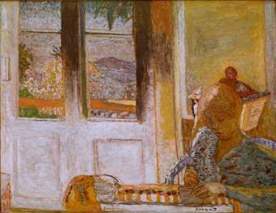 Het Franse raam (Ochtend in Le Cannet) door Pierre Bonnard
