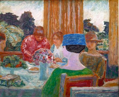 De Kleine Blauwe Hoed door Pierre Bonnard