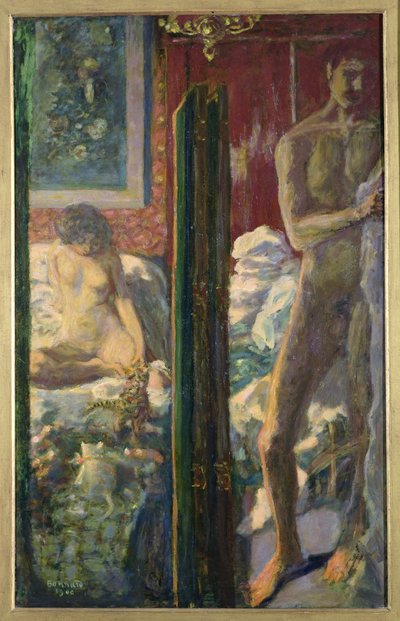 De man en de vrouw, 1900 door Pierre Bonnard