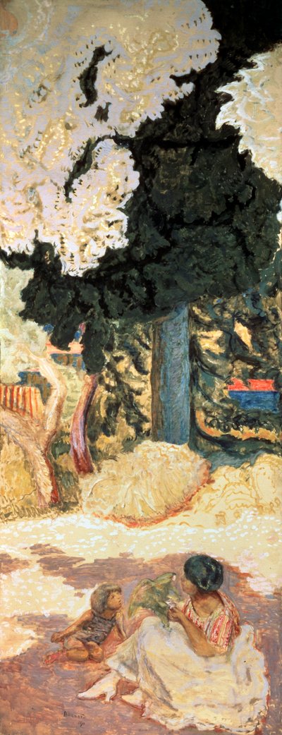 De Middellandse Zee, drieluik, rechter paneel door Pierre Bonnard