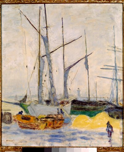 De haven van Cannes door Pierre Bonnard