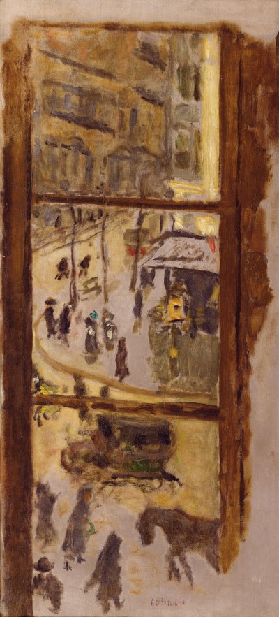 Door de ramen door Pierre Bonnard
