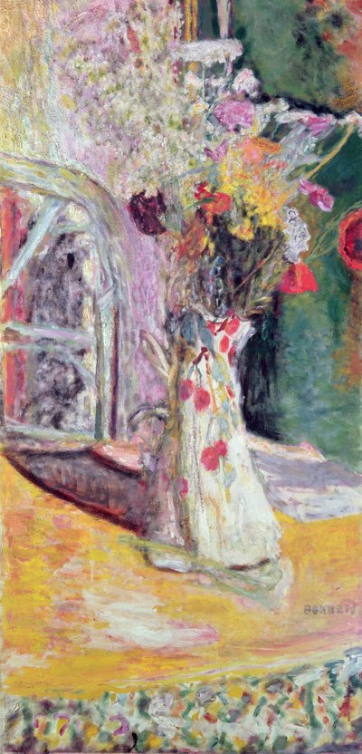 Vaas met Bloemen door Pierre Bonnard