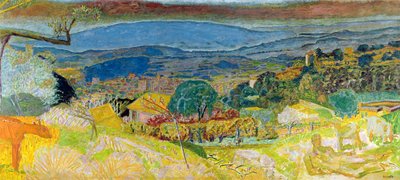 Uitzicht op Le Cannet, 1928 door Pierre Bonnard