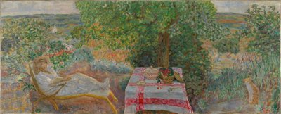 Vrouw in een Landschap, ca. 1914 door Pierre Bonnard