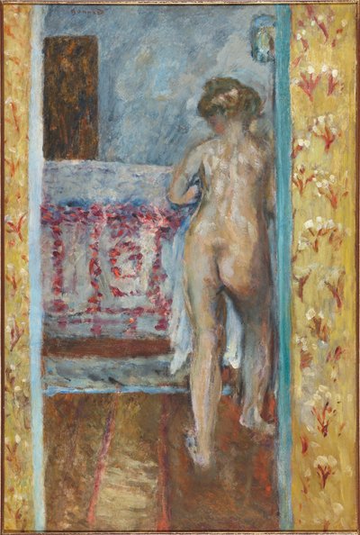 Vrouw in een Nissen, ca. 1904 door Pierre Bonnard
