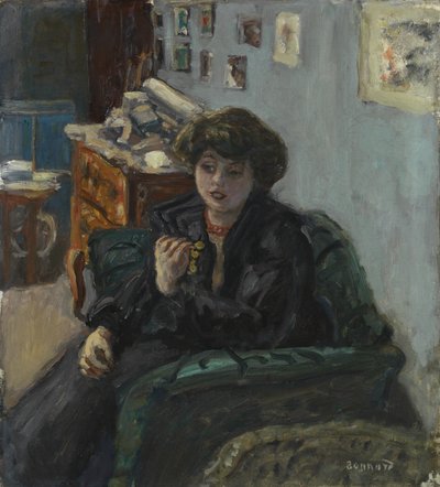 Jonge Vrouw in een Interieur, c.1906 door Pierre Bonnard