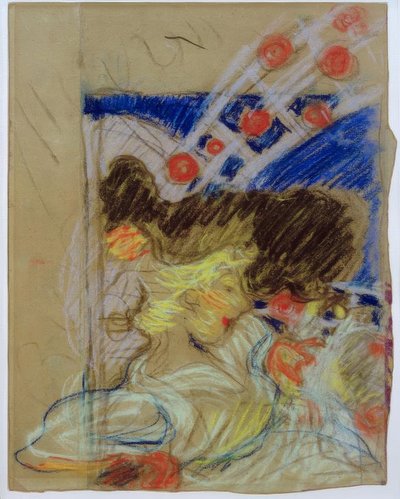 Studie voor de affiche Moulin Rouge door Pierre Bonnard