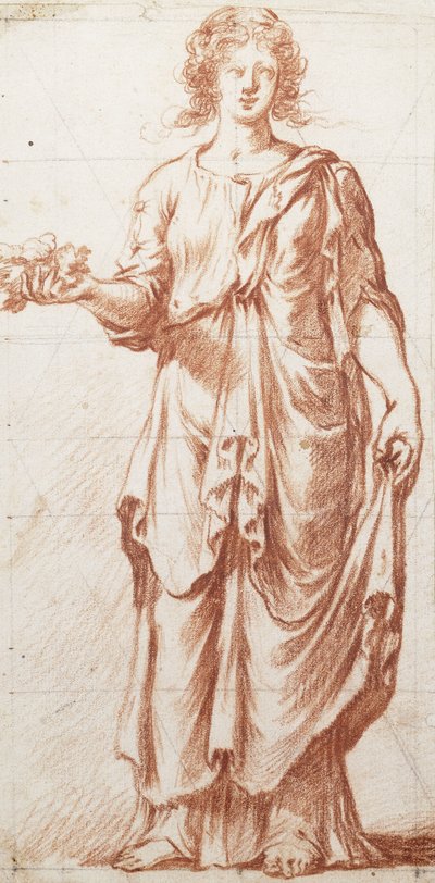 Een staande allegorische figuur door Pierre Brebiette