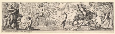 Bacchanaal door Pierre Brebiette