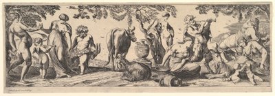 Bacchanaal door Pierre Brebiette