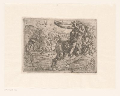 Hercules redt Deïanira van Nessus door Pierre Brebiette