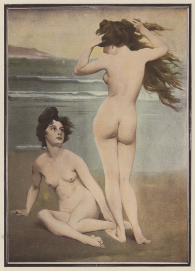 Badende vrouwen door Pierre Carrier Belleuse