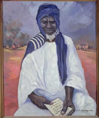 Portret van Amami Samori Toure (ca.1830-1900) door Pierre Castagnez