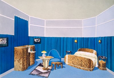 Slaapkamer door Pierre Chareau