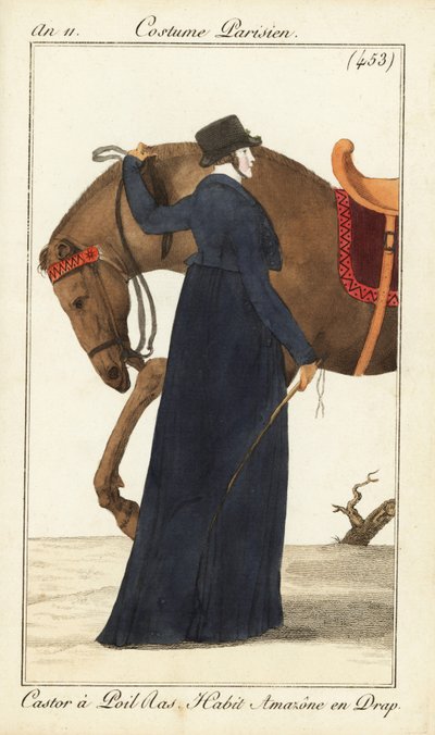 Amazone met haar paard, Parijs door Pierre Charles Baquoy