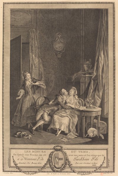 De zeden van de tijd door Pierre Charles Ingouf after Sigmund Freudenberger
