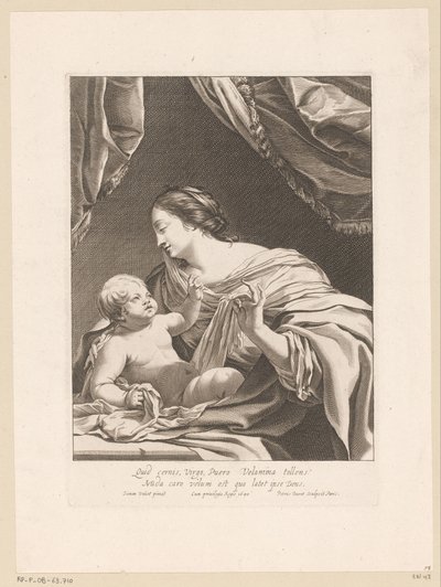 Maria met Kind door Pierre Daret