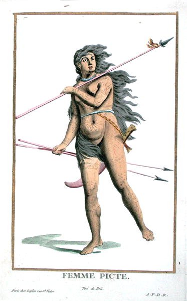 Een Pictische Vrouw uit 