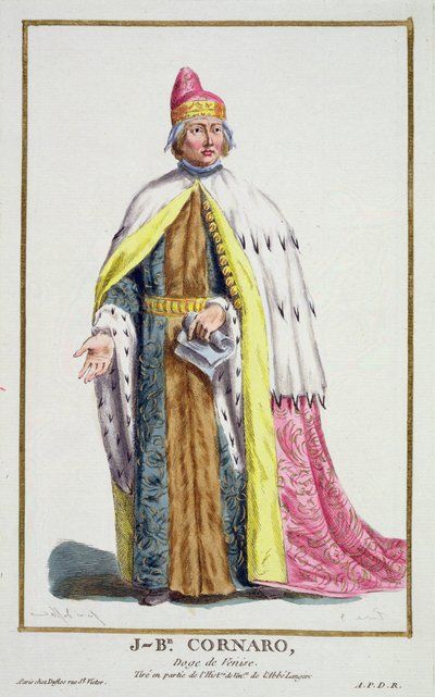 Giovanni Cornaro (1647-1722) Doge van Venetië, uit 