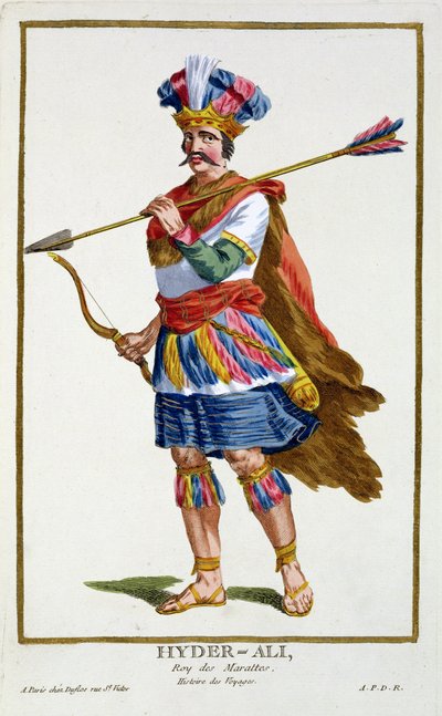 Hyder Ali (1722-82) uit 