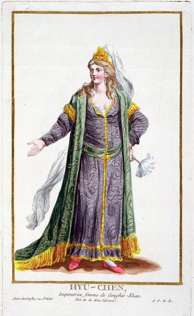 Hyu-Chen, vrouw van Dzjengis Khan, uit 