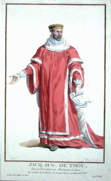 Jacques Auguste de Thou (1533-1617) uit 