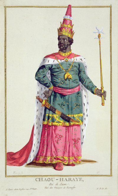Koning Chau-Haraye van Siam uit 