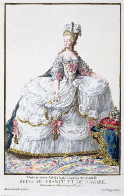 Marie Antoinette (1752-93) uit 