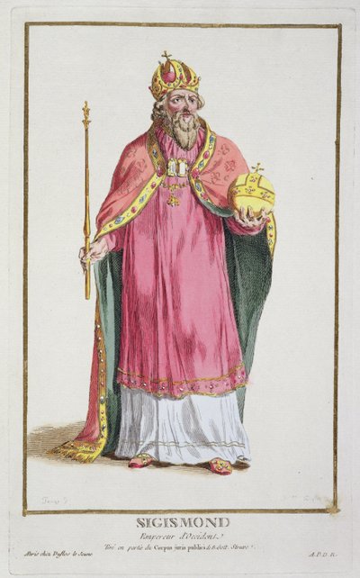Sigismund (1368-1437) Heilige Roomse Keizer (1433-37) uit 