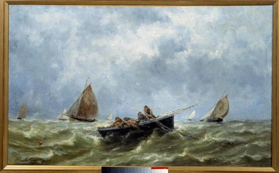 Zeevissers door Pierre Emile Berthelemy