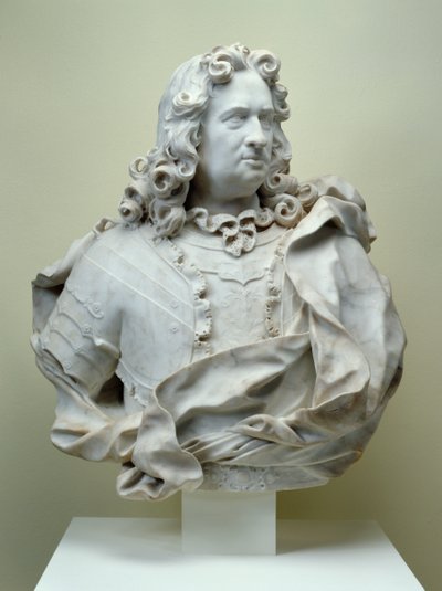 Borstbeeld van Graaf Karl van Hessen-Kassel, 1714 door Pierre Etienne Monnot