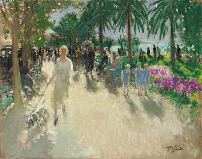 La Croisette, Cannes door Pierre Eugene Montezin