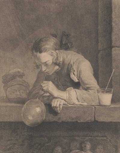 Zeepbellen, 1739 door Pierre Filloeul