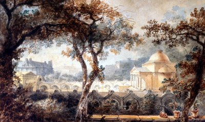 boetekapel van Lodewijk XVI in Parijs, ca. 1830 door Pierre Francois Leonard Fontaine