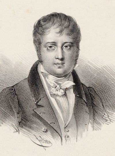 Portret van de Componist Nicolò Isouard door Pierre François Ducarme
