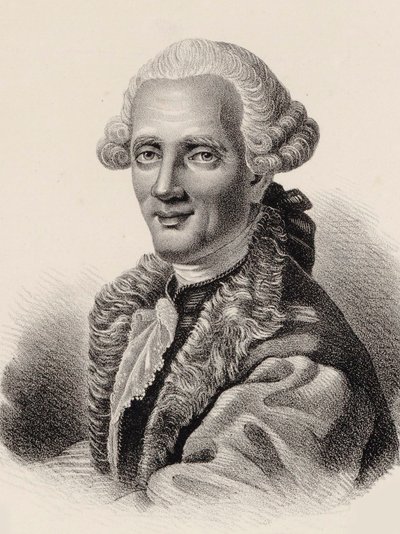 Portret van de componist Niccolò Piccinni door Pierre François Legrand
