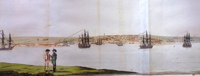 Haven van Sebastopol. Uit Reizen door de zuidelijke provincies van het Russische rijk in 1793 en 1 door Pierre François Tardieu